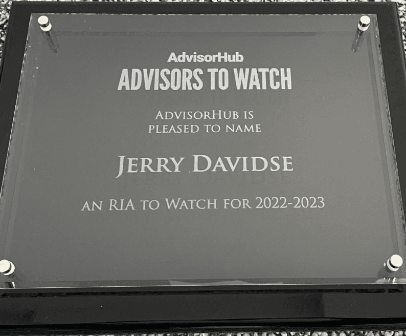 AdvisorHub RIA to Watch 2022–2023, Jerry Davidse